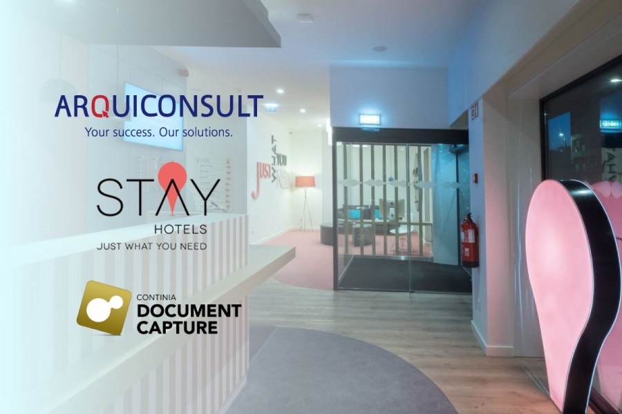 JUST STAY HOTELS ADOTA CONTINIA DOCUMENT CAPTURE PELA MÃO DA ARQUICONSULT
